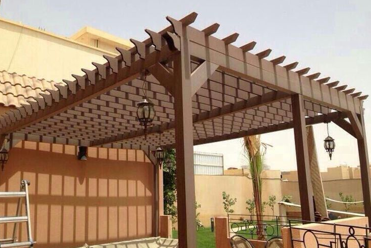 مظلات حي الياسمين بالرياض | تركيب مظلات مواقف وحدائق وجلسات
