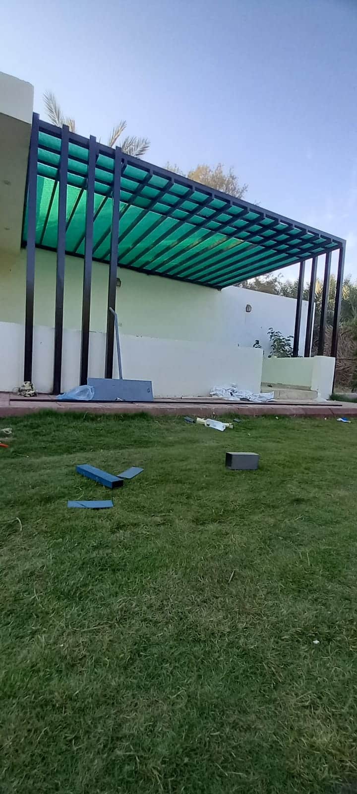 تركيب برجولات في الرياض | تصاميم عصرية للفلل والاستراحات | 0556226781