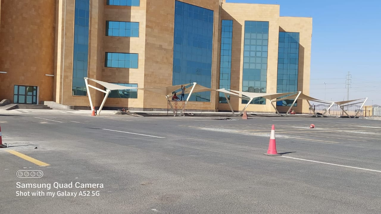 مظلات شد انشائي حي عرقة بالرياض للمساحات الكبيرة 6 مظلات شد انشائي حي عرقة بالرياض للمساحات الكبيرة