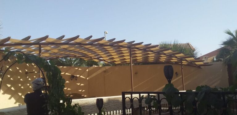 تركيب مظلات حدائق