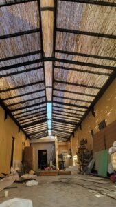 تركيب مظلات خيزران