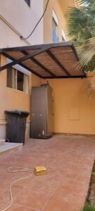 تركيب مظلات خيزران